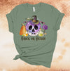 Trick Or Teach, Halloween Teacher, Halloween Candy Shirt, Premium Cotton Unisex Tee, Plus Size 2x, 3x, 4x Plus Sizes Available