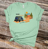 The Best Memories Are Made Camping, Outdoor, Hiking, Camping, Premium Soft Unisex Tee, Plus Size 2x, 3x, 4x Available