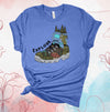 Explore, Hiking Boots, Camping Shirt, Outdoor Shirt, Nature Tee, Hiking, Camper, Tent Camping, Premium Soft Tee, Plus Sizes Available