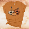 Fall Shirt, Carved Pumpkins, Pumpkin Faces, Assorted Pumpkins, Pumpkins, Halloween, Premium Soft Unisex Tee, Plus Size 2x, 3x, 4x Available