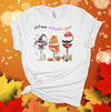 Happy Hallothanksmas, Halloween Martini, Thanksgiving Wine, Christmas Wine, Premium Cotton Unisex Tee, Plus Size 2x, 3x, 4x Available