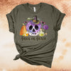 Trick Or Teach, Halloween Teacher, Halloween Candy Shirt, Premium Cotton Unisex Tee, Plus Size 2x, 3x, 4x Plus Sizes Available