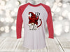 Angel Gnome Or Devil Gnome, Choose your Art, Matching Raglan, Premium Raglan Three Quarter Sleeve, Plus Size Available 2x, 3x