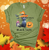 Pumpkins Potions And Black Cats, Halloween Tee Shirt, Fall Shirt, Premium Soft Unisex Tee, Plus Sizes 2x, 3x, 4x Available