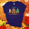 Happy Hallothanksmas, Holiday Ghost, Turkey, Tree, Christmas, Halloween, Thanksgiving, Premium Soft Shirt, 2x, 3x, 4x Plus Size Available