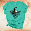 Halloween Shirt, Highland Cow Witch, Witch Hat, Halloween Cow, Premium Soft Unisex Tee, Plus Size 2x, 3x, 4x Plus Size Available