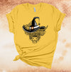 Halloween Shirt, Highland Cow Witch, Witch Hat, Halloween Cow, Premium Soft Unisex Tee, Plus Size 2x, 3x, 4x Plus Size Available