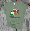 Hot Cocoa And Christmas Movies, Christmas Tee, Premium Soft Unisex Shirt, Plus Sizes Available 2x Holiday, 3x Holiday, 4x Holiday