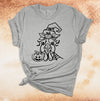 Chicken Witch, Chicken Tee Shirt, Halloween Chicken Shirt, Premium Soft Unisex Tee, Plus Size 2x, 3x, 4x Plus Sizes Available