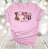 Christmas Shirt, Love Christmas, Santa Claus, Cute Santa Tee, Pink Christmas, Premium Soft Unisex Tee, Plus Size 2x, 3x, 4x