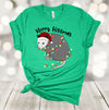 Merry Hissmas, Opossum Tangled In Lights, Christmas Possum Tee Shirt, Premium Soft Unisex Shirt, 2x Holiday, 3x Holiday, 4x Holiday