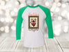 Merry Woofmas Everyone, Christmas Dog, Dog Mom Raglan, Premium Raglan 3/4 Sleeve, Plus Size Available 2x, 3x Holiday Shirt