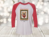 Merry Woofmas Everyone, Christmas Dog, Dog Mom Raglan, Premium Raglan 3/4 Sleeve, Plus Size Available 2x, 3x Holiday Shirt