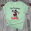 Oh Christmas Treat, Cute Dog Shirt, Dog Lover Christmas Gift, Cute Dog Shirt, Premium Soft Unisex Tee, Plus Size 2x, 3x, 4x Available