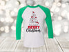 Cute Cat Christmas Trees, Cat Tree, Cat Christmas, Cat Lover, Christmas Raglan, Next Level Raglan Three Quarter Sleeve