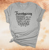 Friendsgiving Friends Who Are Family Gather Together And Give Thanks, Turkey Day, Friendsgiving, Premium Soft Unisex, Plus Size 2x, 3x, 4x