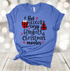 Hot Cocoa Cozy Blankets & Christmas Movies, Premium Cotton Unisex Tee, Plus Size 2x. 3x, 4x, Christmas Holiday Tee