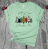 Rockin Around The Christmas Tree, Christmas Trees, Christmas Shirt, Premium Cotton Unisex Tee, Plus Size 2x, 3x, 4x Plus Sizes Available