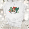 Joy To The World, Leopard Ornament, Cute Christmas Tee Shirt, Christmas Lover, Premium Soft Unisex Tee, Plus Size Available 2x, 3x, 4x