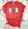 Christmas Cats With Christmas Lights, Cute Cats, Christmas Cats, Premium Unisex Tee, Plus Size 2x, 3x, 4x