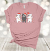 Christmas Cats With Christmas Lights, Cute Cats, Christmas Cats, Premium Unisex Tee, Plus Size 2x, 3x, 4x