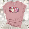 Christmas Shirt, Love Christmas, Santa Claus, Cute Santa Tee, Pink Christmas, Premium Soft Unisex Tee, Plus Size 2x, 3x, 4x