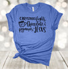 Christmas Lights, Hot Chocolate, Pajamas And Jesus, Christian Tee Shirt, Premium Soft Unisex Tee, Plus Size 2x, 3x, 4x