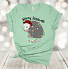 Merry Hissmas, Opossum Tangled In Lights, Christmas Possum Tee Shirt, Premium Soft Unisex Shirt, 2x Holiday, 3x Holiday, 4x Holiday