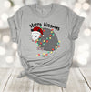 Merry Hissmas, Opossum Tangled In Lights, Christmas Possum Tee Shirt, Premium Soft Unisex Shirt, 2x Holiday, 3x Holiday, 4x Holiday