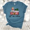 Christmas Shirt, Tis The Season, Camper With Christmas Tree And Doll, Christmas Camping, Premium Unisex Tee, 2x, 3x, 4x, Plus Size Available