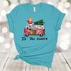 Christmas Shirt, Tis The Season, Camper With Christmas Tree And Doll, Christmas Camping, Premium Unisex Tee, 2x, 3x, 4x, Plus Size Available