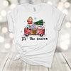 Christmas Shirt, Tis The Season, Camper With Christmas Tree And Doll, Christmas Camping, Premium Unisex Tee, 2x, 3x, 4x, Plus Size Available