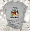 Christmas Shirt, Camping IS Just How I Roll, Santa And Christmas Tree, Merry Christmas, Premium Unisex Tee, 2x, 3x, 4x, Plus Size Available