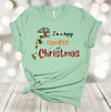 Christmas Shirt, I am A Happy Camper At Christmas, Holiday Camp, Camping Shirt, Camp Shirt, Premium Soft Unisex Shirt, Plus Sizes Available