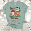 Fueld By Coffee And Christmas Cheer, Coffee Lover, Christmas Coffee, Fun Christmas Design, Premium Soft Unisex Tee, Plus Size 2x, 3x, 4x