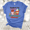 Fueld By Coffee And Christmas Cheer, Coffee Lover, Christmas Coffee, Fun Christmas Design, Premium Soft Unisex Tee, Plus Size 2x, 3x, 4x