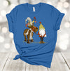 Christmas Shirt, Cute Gnome And Reindeer, Christmas Gnome And Deer, Christmas Tee, Premium Unisex Tee, Size 2x, 3x, 4x Plus Size Available