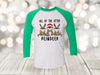 Christmas Raglan, All Of The Otter Reindeer, Otter Trio Shirt, Holiday Shirt, Plus Sized Available, Next Level Raglan Three Quarter Sleeve