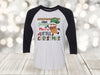 Christmas Raglan, Have Yourself A Merry Little Christmas, Cow, Holiday Shirt, Plus Sized Available, Next Level Raglan Three Quarter Sleeve