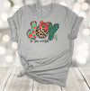 Joy To The World, Leopard Ornament, Cute Christmas Tee Shirt, Christmas Lover, Premium Soft Unisex Tee, Plus Size Available 2x, 3x, 4x