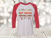 Santa Claus Reindeer Hot Cocoa Christmas Lights, Christmas Fun, Next Level Raglan Three Quarter Sleeve, Choice Of Colors