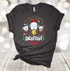 Christmas Shirt, Dentist Crew, Dental Office Christmas, Dentist Office Shirt, Group Shirt, Premium Soft Unisex Tee, Plus Size 2x, 3x, 4x