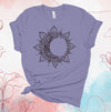 Mandala Sun And Moon, Boho Sun And Moon, Hippie Shirts, Sun And Moon Design, Premium Unisex Tee, 2x, 3x, 4x, Plus Size Available