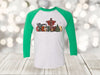 Christmas Raglan, Merry Christmas, Christian Christmas, Cross, Christian Raglan, Next Level Raglan Three Quarter Sleeve, Choice Of Colors