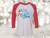 Christmas Raglan, Let It Snow, Snowman Raglan, Winter Snowman, Holiday, Snow Days, Love Winter, Next Level Raglan, 3/4  Sleeves