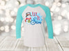 Christmas Raglan, Let It Snow, Snowman Raglan, Winter Snowman, Holiday, Snow Days, Love Winter, Next Level Raglan, 3/4  Sleeves