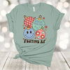 Christmas Shirt, Festive AF, Fun Christmas Ornament Shirt, Holiday Tee Shirt, Christmas Holiday, Premium Soft Unisex, Plus Sizes Available