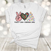 Christmas Shirt, Love Christmas Lights, Tie Dye, Candy Cane, Holiday Tee Shirt, Premium Soft Unisex Tee, Plus Size 2x, 3x, 4x