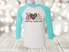 Christmas Raglan, Peace Love Christmas Lights, Christmas Lover, Christmas Tree, Next Level Raglan Three Quarter Sleeve, Choice Of Colors