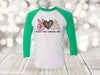 Christmas Raglan, Peace Love Christmas Lights, Christmas Lover, Christmas Tree, Next Level Raglan Three Quarter Sleeve, Choice Of Colors